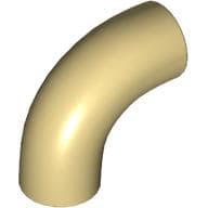 Brick Round 1 x 1 diameter Tube with 90 Degree Elbow (2 x 2 x 1) and Axle Holes (Crossholes) at each end