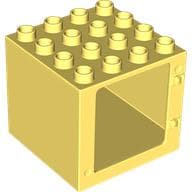 Duplo Door / Window Frame 4 x 4 x 3 with Thin Top