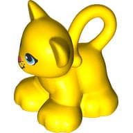 Duplo Animal Cat / Kitten Looping Tail, Eyes and Mouth Print