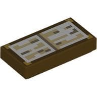 Tile 1 x 2 with Pixelated Enchantment Book print