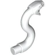 Animal, Snake Head with Open Mouth, Fangs and Curved Neck with Bar