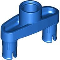 Technic Pin Connector 3L with 2 Pins and Center Hole [Pin Ridges Across Part]