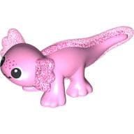 Animal, Axolotl with Opal Trans-Pink Tail, Ears Pattern, Face print