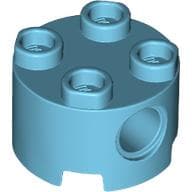 Brick Round 2 x 2, Pin Holes