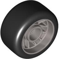 Wheel Rim 24 x 13.4 with Black Slick Tyre [Soft Rubber]