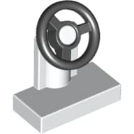 Steering Stand 1 x 2 with Black Steering Wheel