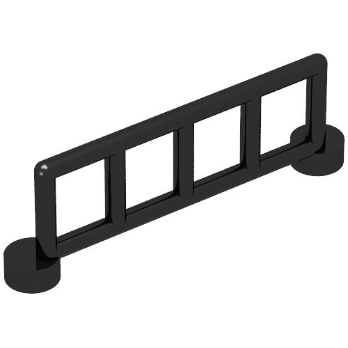 Duplo Fence / Rail 1 x 6 with 5 Rails