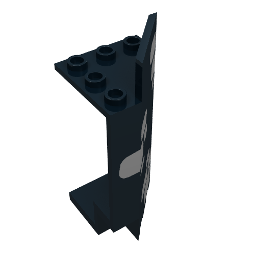 Panel 3 x 3 x 6 Corner Wall with Light Grey Stones Print