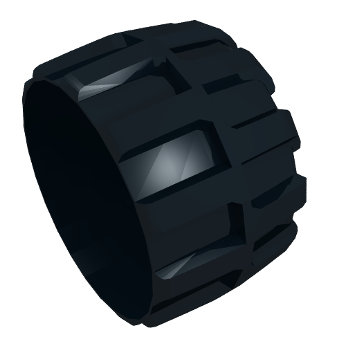 Wheel Hard Plastic Giant (71mm D. x 47mm)