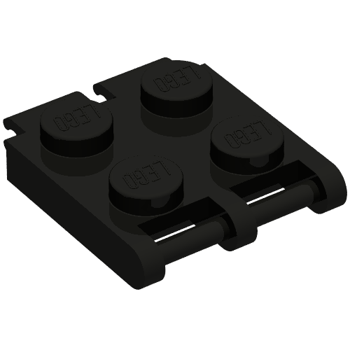 Scala, Plate Special 2 x 2 with End Bar and End Clips (Human Bracelet Segment)