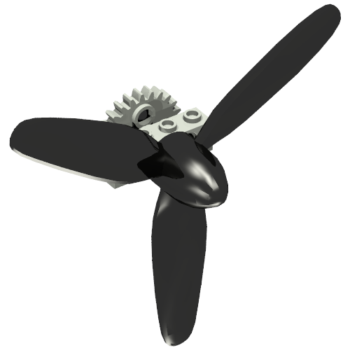 Technic Propeller 3 Blade with 24t Gear [8855 / 5113]