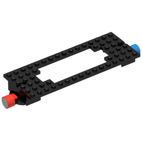 Train Base 6 x 16 Old with Magnets