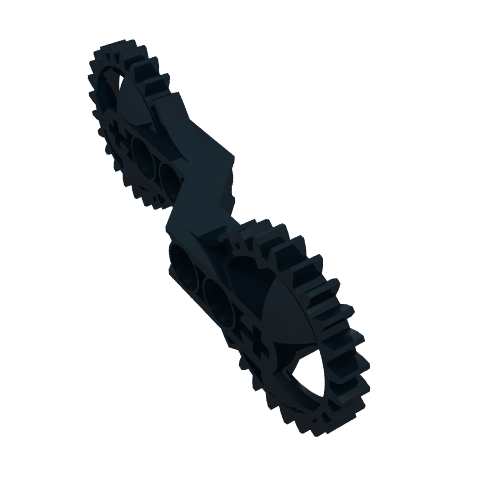 Technic Arm 1 x 7 x 3 with Gear Ends