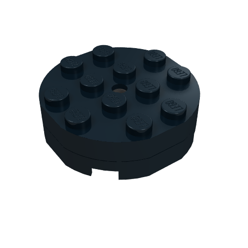 Turntable 4 x 4 - Old Type Complete - Faceted