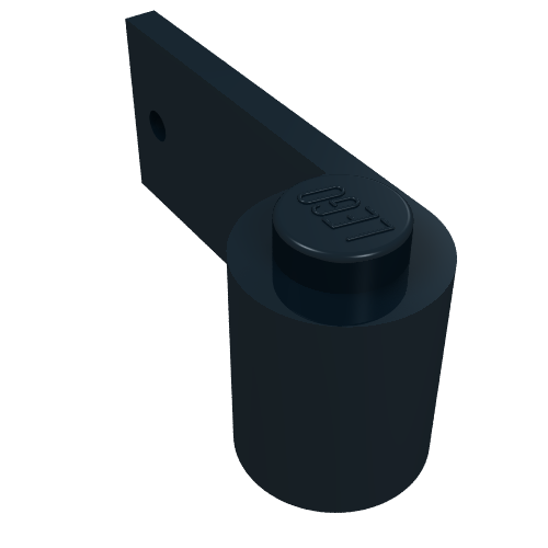 Door 1 x 3 x 1 Left with Red and Yellow Stripes Print