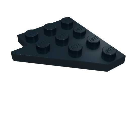 Wedge Plate 4 x 4 Wing Right