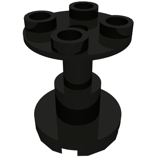 Support Round 2 x 2 x 2 Stand with Blocked Center Hole