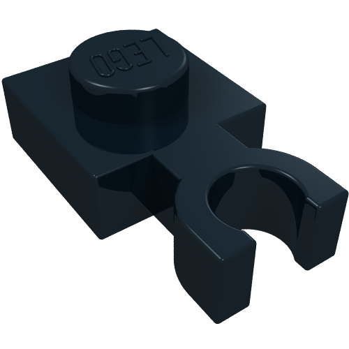 Plate Special 1 x 1 with Clip Vertical [Thin U Clip]