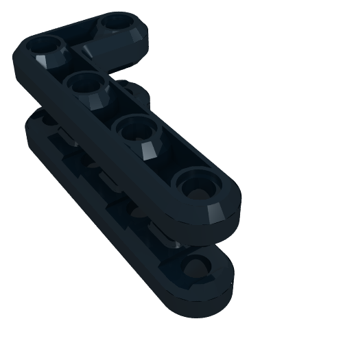 Technic Beam 3 x 7 L-Shape Double