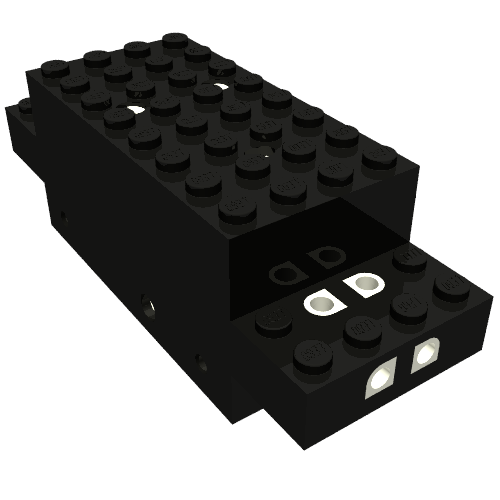 Motor, Train, 12V 12 x 4 x 3 1/3 Type II with Three Side Holes