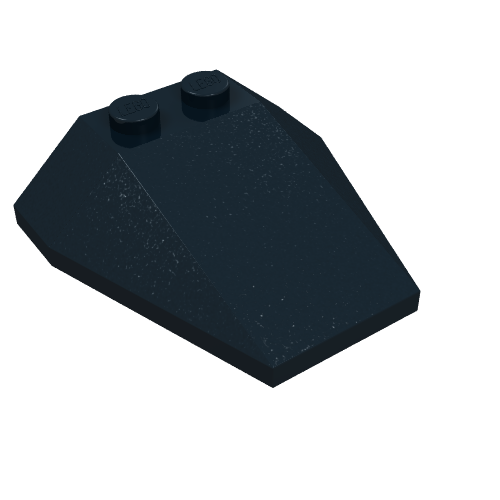 Wedge Sloped 4 x 4 Triple, No Stud Notches