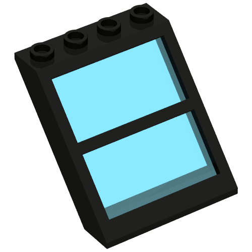 Window 4 x 4 x 3 Roof with Centre Bar