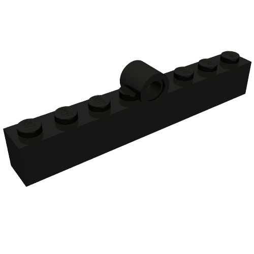 Hinge Brick 1 x 8 Complete Assembly