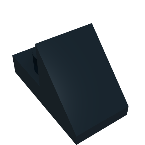 Slope 45° 2 x 1 with 2/3 Cutout [Original Version]