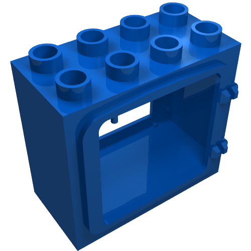 Duplo Door / Window Frame with Raised Door Outline