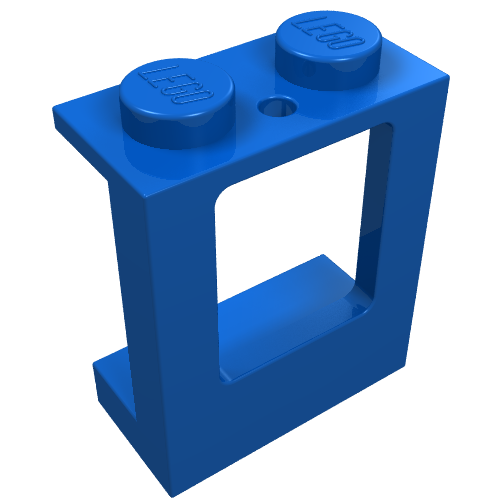 Window 1 x 2 x 2 Plane, Solid Studs