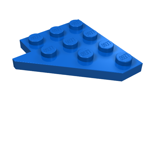 Wedge Plate 4 x 4 Wing Right