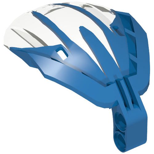 Windscreen Bohrok 4 x 5 x 7 Marbled Trans-Clear Pattern