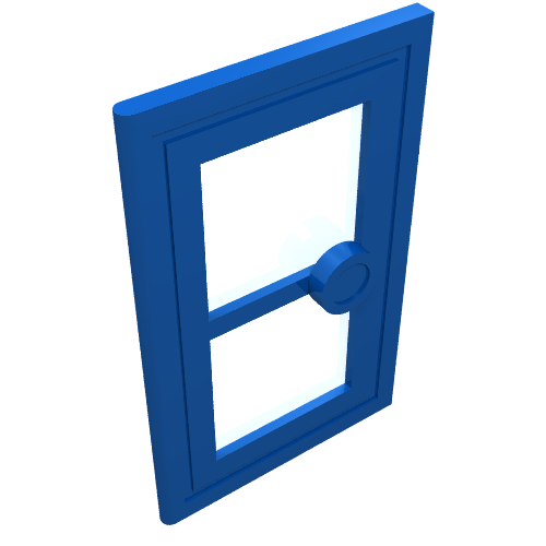 Door 1 x 3 x 4 with Glass