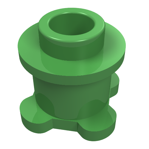 Belville / Scala, Brick Round 1 x 1 x 2/3 Round