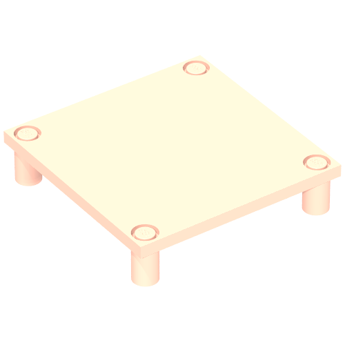 Scala, Table 7 x 7 x 1 1/3