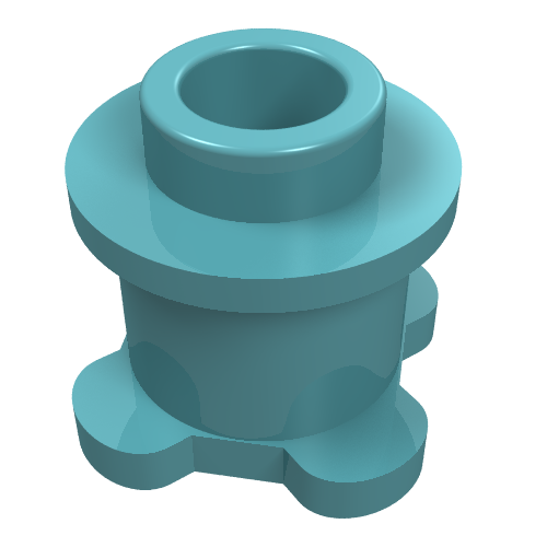 Belville / Scala, Brick Round 1 x 1 x 2/3 Round