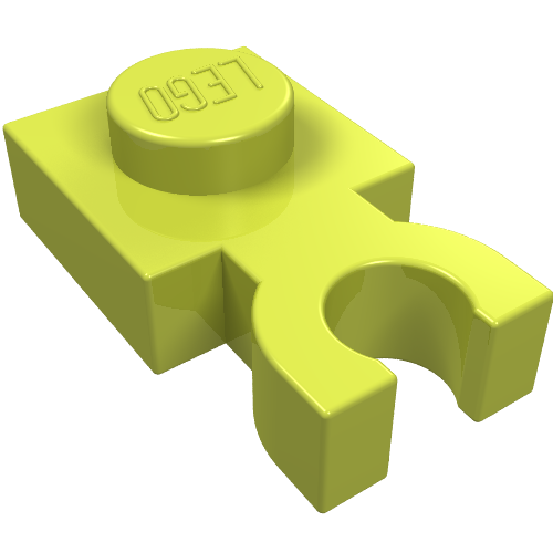 Plate Special 1 x 1 with Clip Vertical [Thick U Clip]