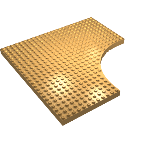 Brick Special 24 x 24 without 12 x 12 Quarter Circle