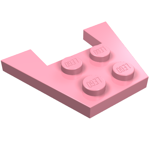 Wedge Plate 3 x 4 without Stud Notches