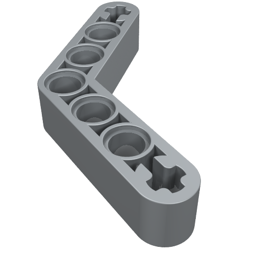 Technic Beam 1 x 7 Bent (4 - 4) Thick
