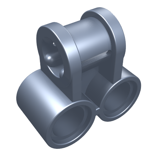 Technic Axle and Pin Connector Perpendicular Double
