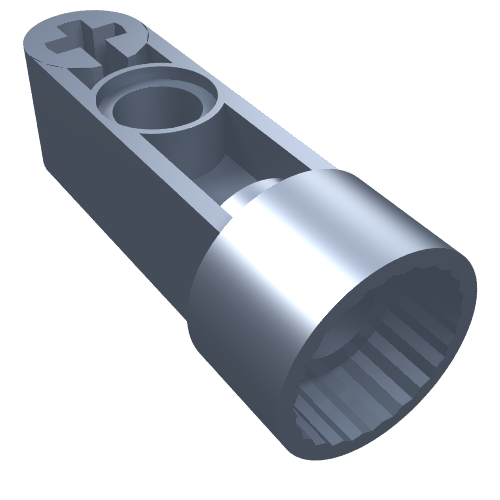Technic Rotation Joint Socket with 3L Thick Beam