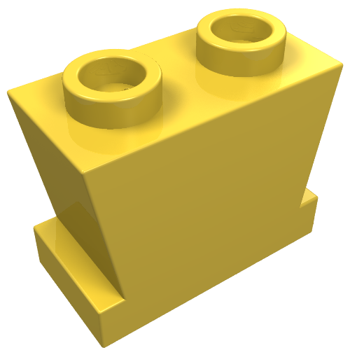 Brick 1 x 2 Tapered (Legs Old)