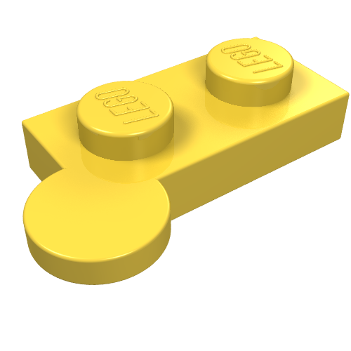 Hinge Plate 1 x 4 Swivel Top [Solid Pin]