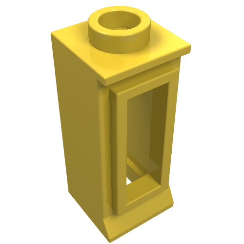 Window 1 x 1 x 2, Short Lip [no Glass]