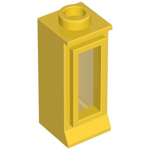 Window 1 x 1 x 2, Short Lip [with Glass]