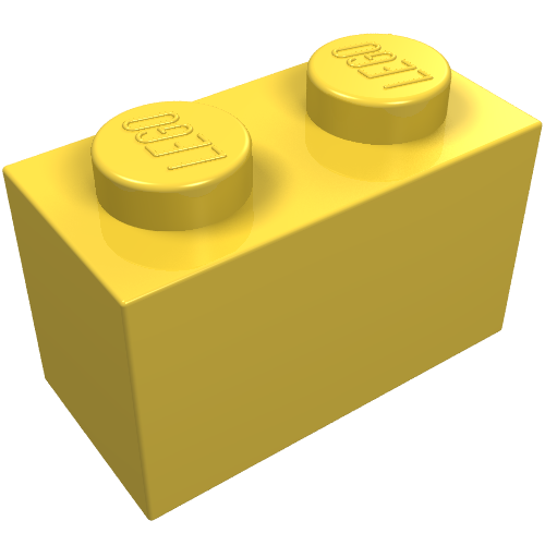 Brick 1 x 2 without Bottom Tube