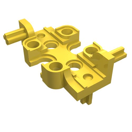 Technic Rectangular Gearbox Half