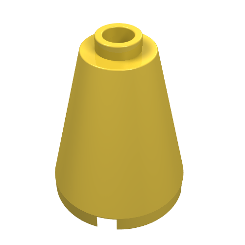 Cone 2 x 2 x 2, Blocked Open Stud
