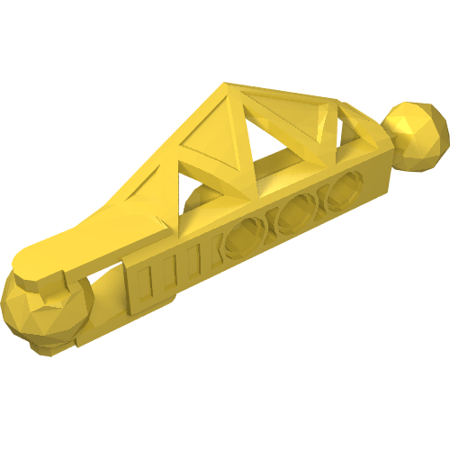 Large Figure Skeletal, Limb, with 2 Ball Joints, and 3 Holes (Rahkshi)